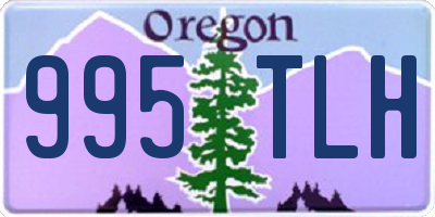OR license plate 995TLH