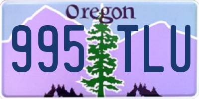 OR license plate 995TLU