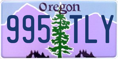 OR license plate 995TLY