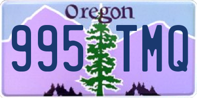 OR license plate 995TMQ