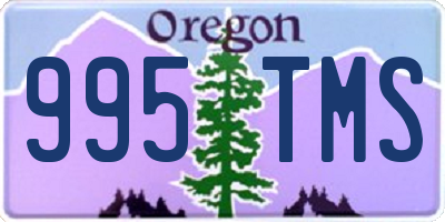 OR license plate 995TMS