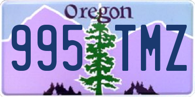 OR license plate 995TMZ