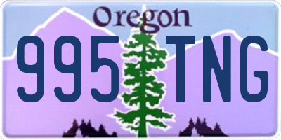 OR license plate 995TNG