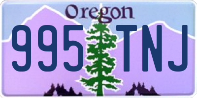 OR license plate 995TNJ