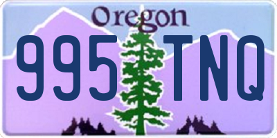 OR license plate 995TNQ