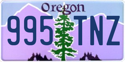 OR license plate 995TNZ