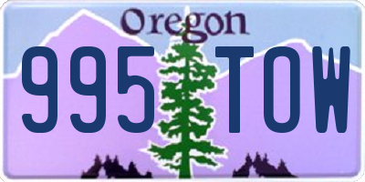 OR license plate 995TOW