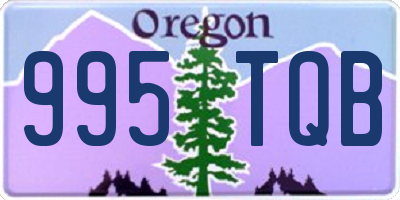 OR license plate 995TQB
