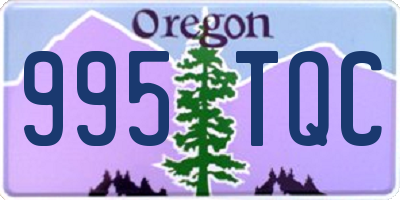 OR license plate 995TQC