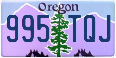 OR license plate 995TQJ
