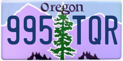 OR license plate 995TQR