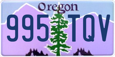 OR license plate 995TQV