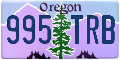 OR license plate 995TRB