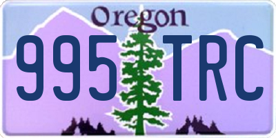 OR license plate 995TRC