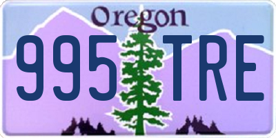 OR license plate 995TRE