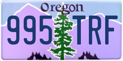 OR license plate 995TRF