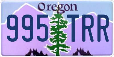 OR license plate 995TRR