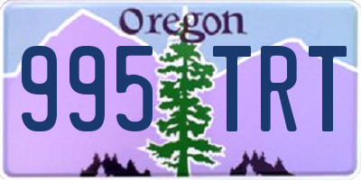 OR license plate 995TRT