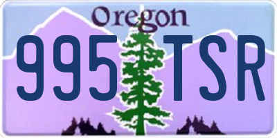 OR license plate 995TSR