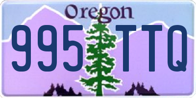 OR license plate 995TTQ