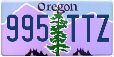 OR license plate 995TTZ