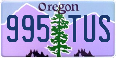 OR license plate 995TUS