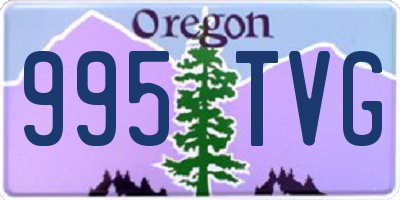 OR license plate 995TVG
