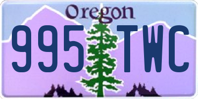 OR license plate 995TWC