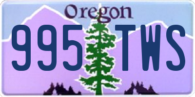 OR license plate 995TWS