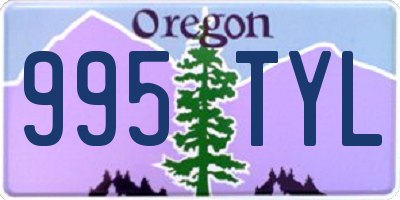 OR license plate 995TYL