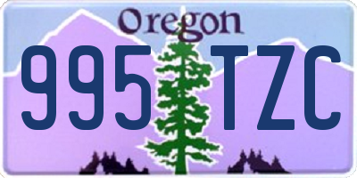 OR license plate 995TZC