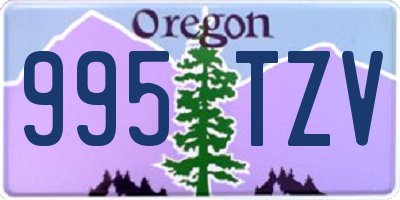 OR license plate 995TZV