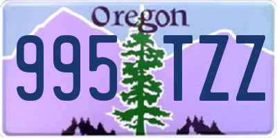 OR license plate 995TZZ