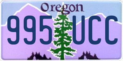 OR license plate 995UCC