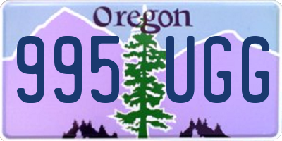OR license plate 995UGG