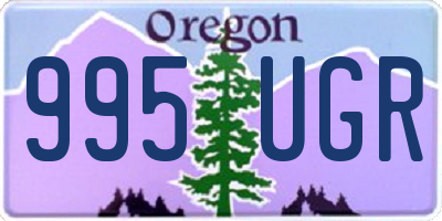 OR license plate 995UGR