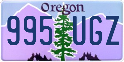 OR license plate 995UGZ