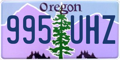 OR license plate 995UHZ