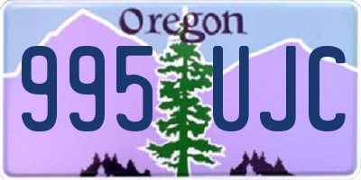OR license plate 995UJC