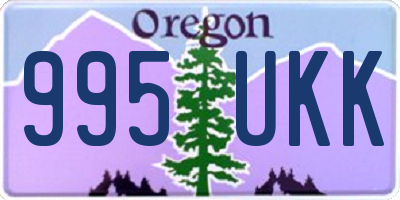 OR license plate 995UKK