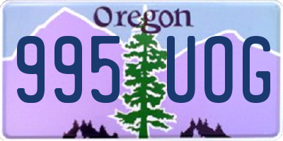 OR license plate 995UOG