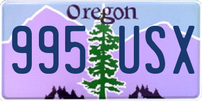 OR license plate 995USX