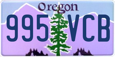 OR license plate 995VCB