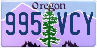 OR license plate 995VCY