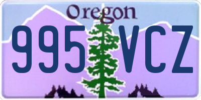 OR license plate 995VCZ