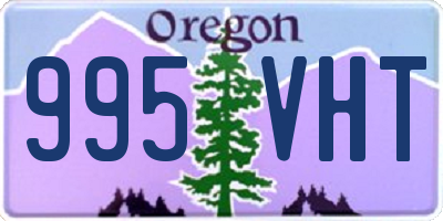 OR license plate 995VHT