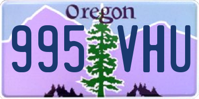 OR license plate 995VHU