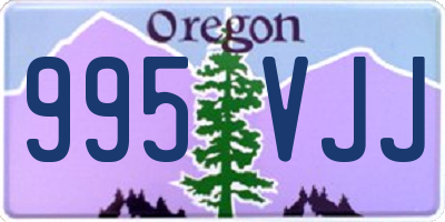 OR license plate 995VJJ