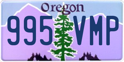 OR license plate 995VMP
