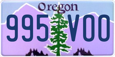 OR license plate 995VOO